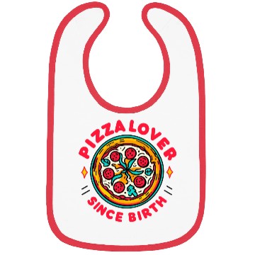 Discover Pizza Lover Since Birth Bibs