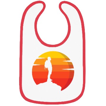 Discover Retro Sun Mountain Hiking Climbing Nature Bibs