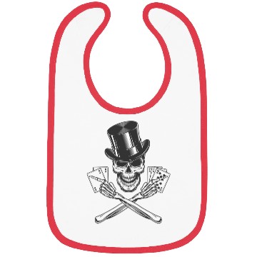 Discover Cards Skull Bibs