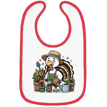 Discover Thanksgiving Garden Turkey Gardener Vegetable Bibs