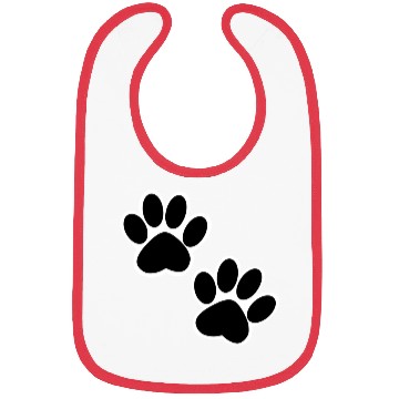 Discover Cat Footprints Gift For Cat Lover Bibs