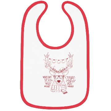 Discover Santa Claus's reindeer - Happy Christmas Bibs