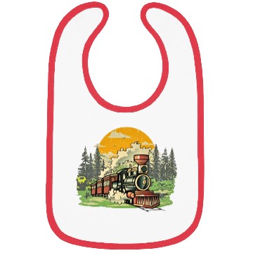 Discover Christmas North Pole Polar Express All Abroad Xmas Bibs