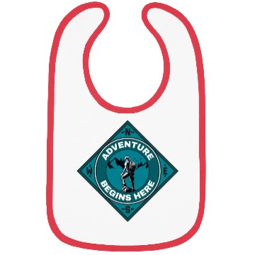 Discover Adventure Begins Here Mountain Hiking Climbing Bibs