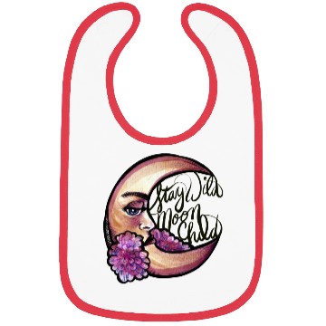 Discover Stay Wild Moon Child Bibs