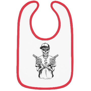 Discover Full Gangsta Skull Bibs