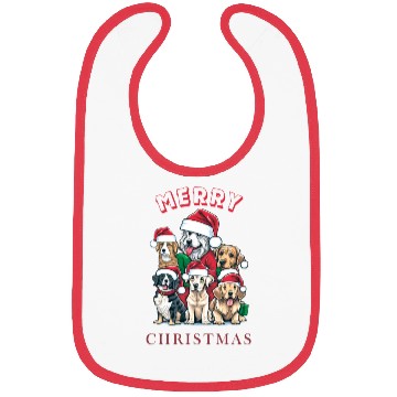 Discover Merry Christmas pets Bibs