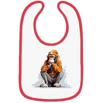 Discover Street Art Monkey Urban Rap Street Monkey Bibs