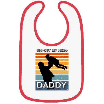 Discover DADDY Big Guy My Hero 2 Bibs