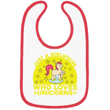 Discover unicorns Bibs design