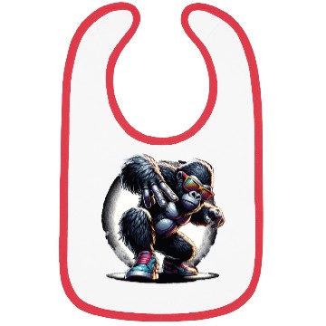 Discover Gorilla With Sunglasses Bibs