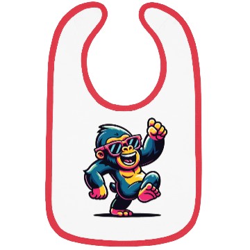 Discover Gorilla With Sunglasses Bibs
