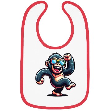Discover Gorilla With Sunglasses Bibs
