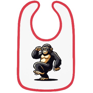 Discover Gorilla With Sunglasses Bibs