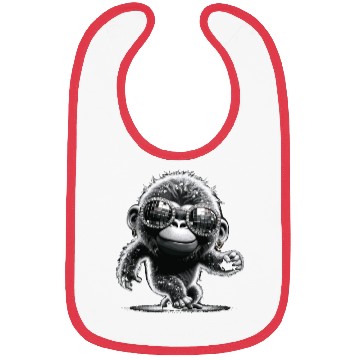 Discover Gorilla With Sunglasses Bibs