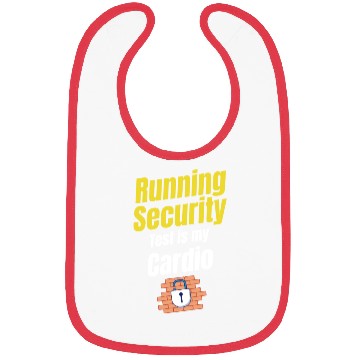 Discover Running Security Test Is My Cardio Funny Cyber Bibs