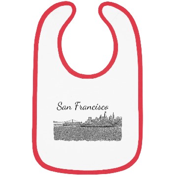 Discover San Francisco - city panorama Bibs