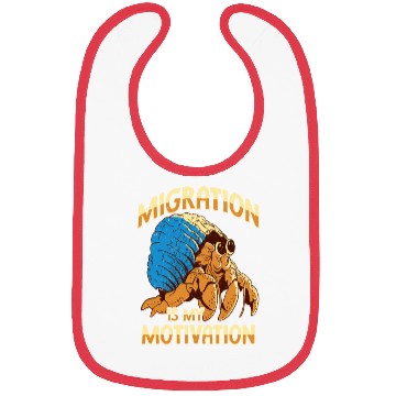 Discover Sea Creature Seafood Shells Hermit Crab Lover Bibs