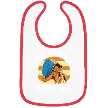 Discover Sea Creature Seafood Shells Hermit Crab Lover Bibs