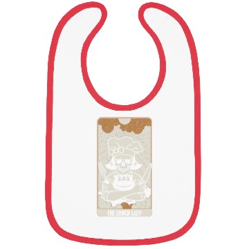 Discover Funny Lunch Lady Tarot Card A Fortune Telling Bibs