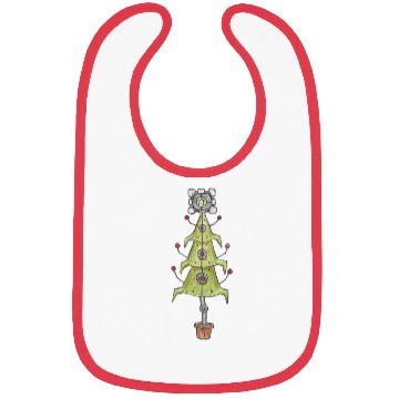 Discover Sci-Fi Alien Robot Christmas Tree Bibs