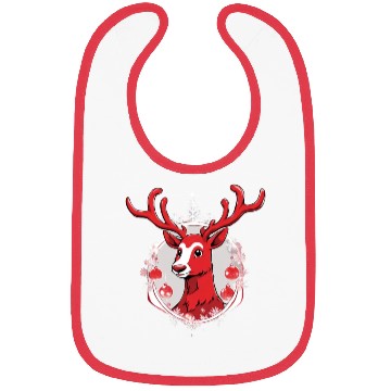 Discover Rudolf Reindeer Bibs