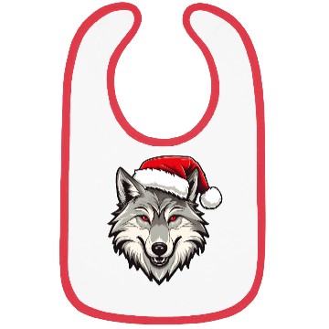 Discover Wolf Christmas Bibs