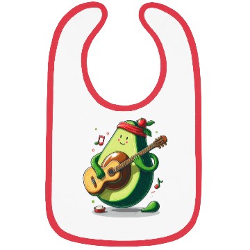 Discover Avocado playing guitar Bibs
