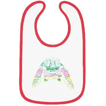 Discover Colorful Turtle Swimming Bibs