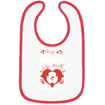 Discover Dolphin Valentines Day My Dolphin Bibs