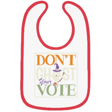 Discover Don't Ghost Your Vote Spooky Halloween Voting Bibs