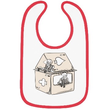 Discover Card Game Skull Bibs