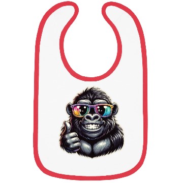 Discover Gorilla With Sunglasses Bibs