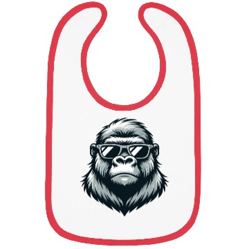 Discover Gorilla With Sunglasses Bibs