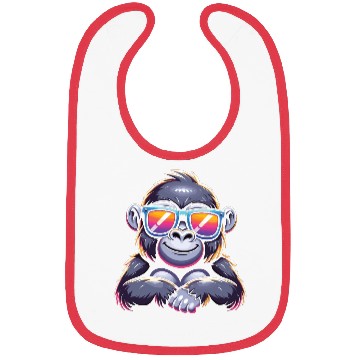 Discover Gorilla With Sunglasses Bibs