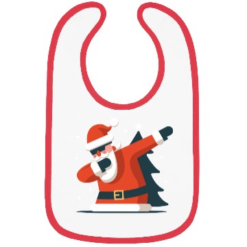 Discover Dabbing Santa Bibs