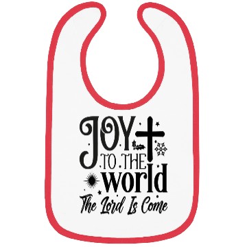 Discover Joy to the world the lord is come Bibs
