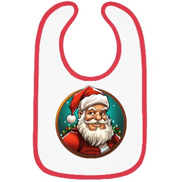 Discover Santa Claus Christmas Bibs