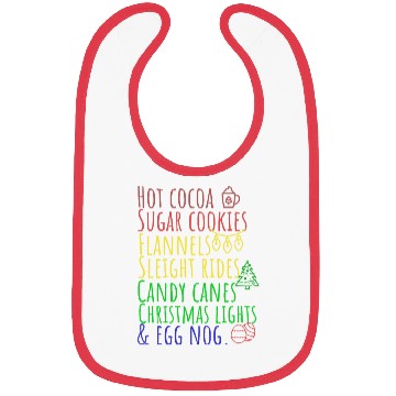 Discover Hot cocoa sugar cookies Christmas lights Bibs