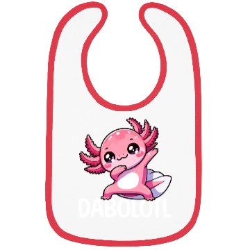 Discover Dabbing Axolotl Dancer Kawaii Newt Bibs