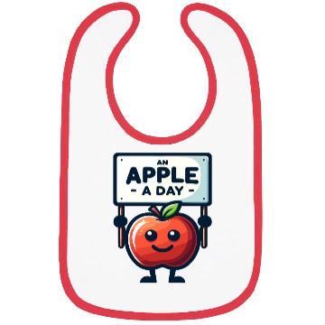 Discover An Apple A Day Bibs