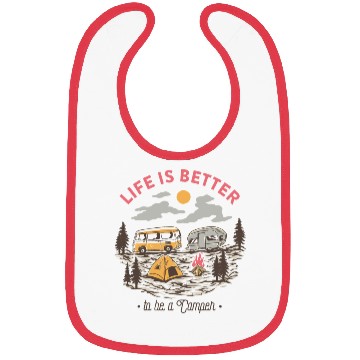 Discover Life is Better to be a Camper Bibs