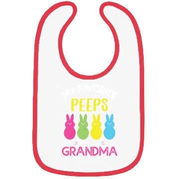 Discover My Favorite Peeps Call Me Grandma Bibs