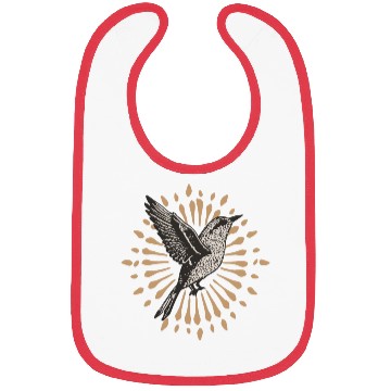 Discover Wild Bird In Flight Design Bibs
