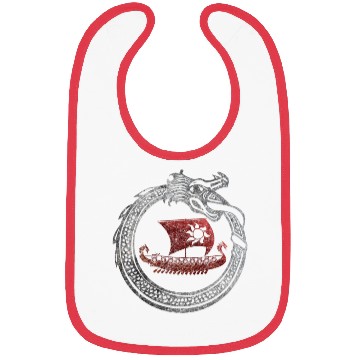 Discover Jormungandr Vikings Dragon Ship Thor Mjolnir Bibs