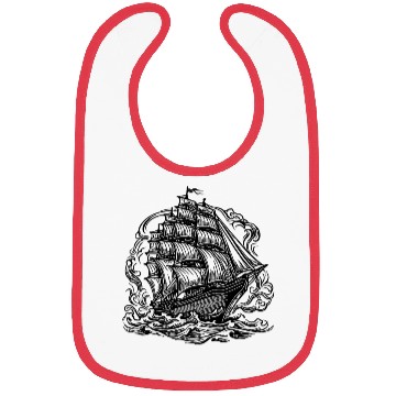 Discover Old Cruise Ship Elegant Sailing Ship Bibs