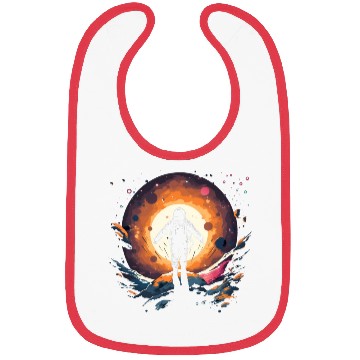 Discover Vintage Minimalist Astronaut Space Adventure Bibs