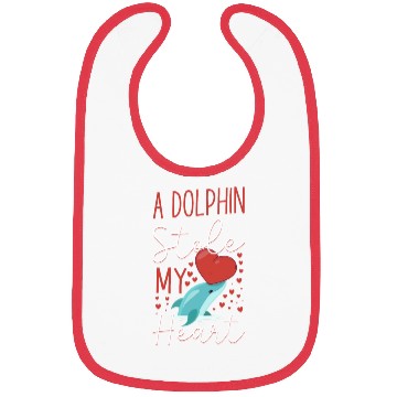 Discover Dolphin Valentines Day A Dolphin Bibs