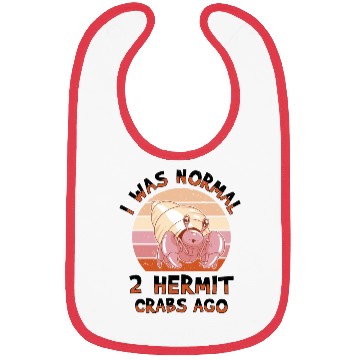 Discover Sea Creature Seafood Shells Hermit Crab Lover Bibs