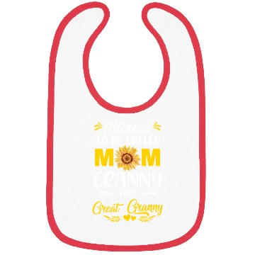 Discover Blessed To Be Called Mom Granny Great Granny Bibs